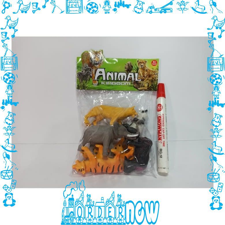 Hewan Liar 6 Mainan Edukasi Alat Bantu Cerita Hewan Kumpulan Koleksi Mainan Anak Hewan Hutan Au086 Shopee Indonesia