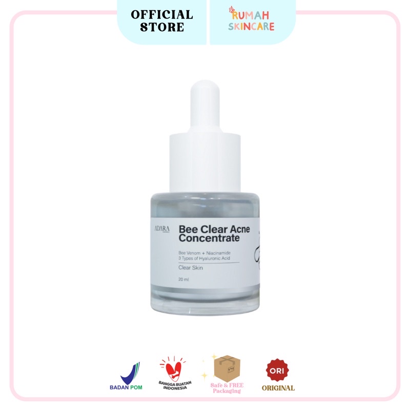 ADARA Bee Clear Acne Concentrate Serum 20ml (Bee Venom + TR Salicylic Acid + 3HA Serum)