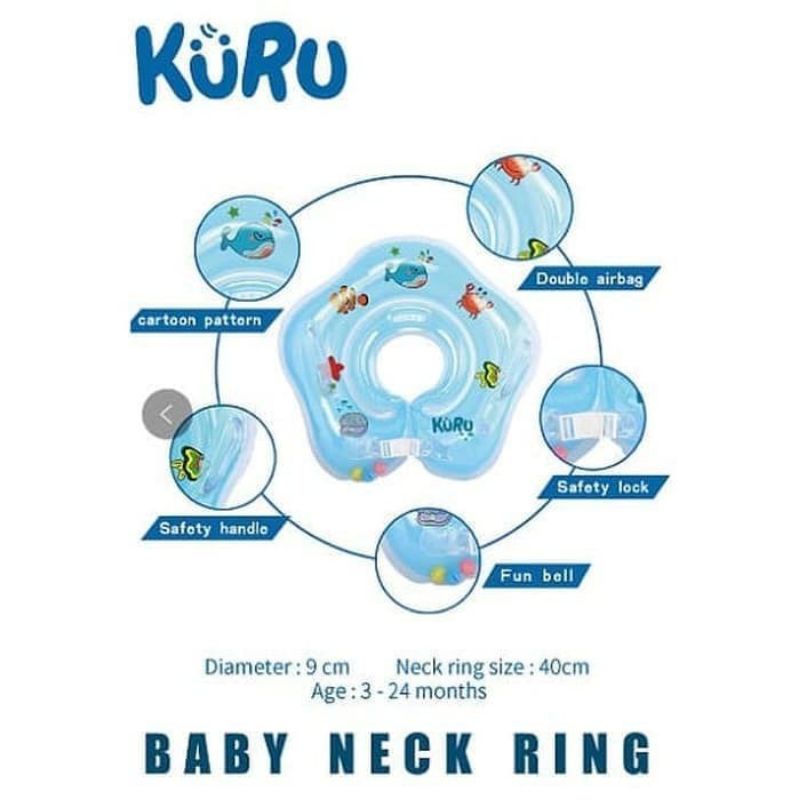 KURU NECK RING BAYI | Pelampung Renang Anak | Ban Leher Baby Neckring