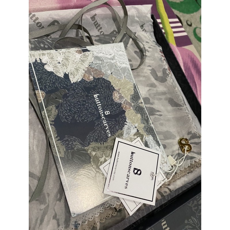 buttonscarves new farsha navy