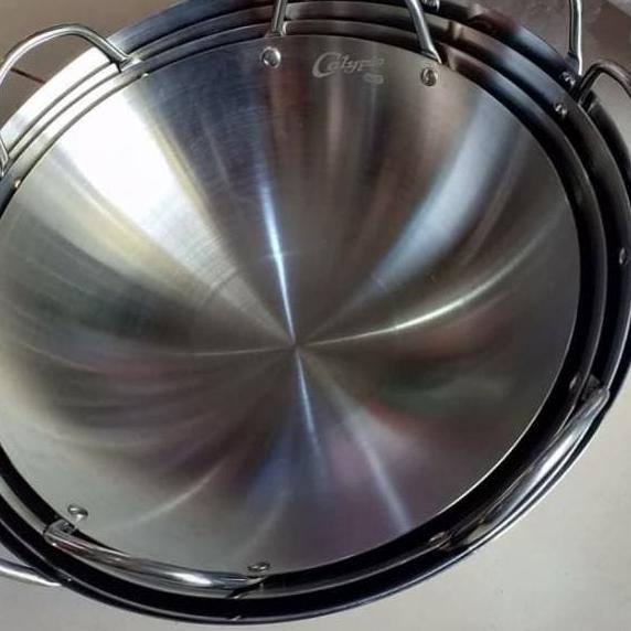✻ Calypso Kuali Wajan Stainless Steel 30cm ➱