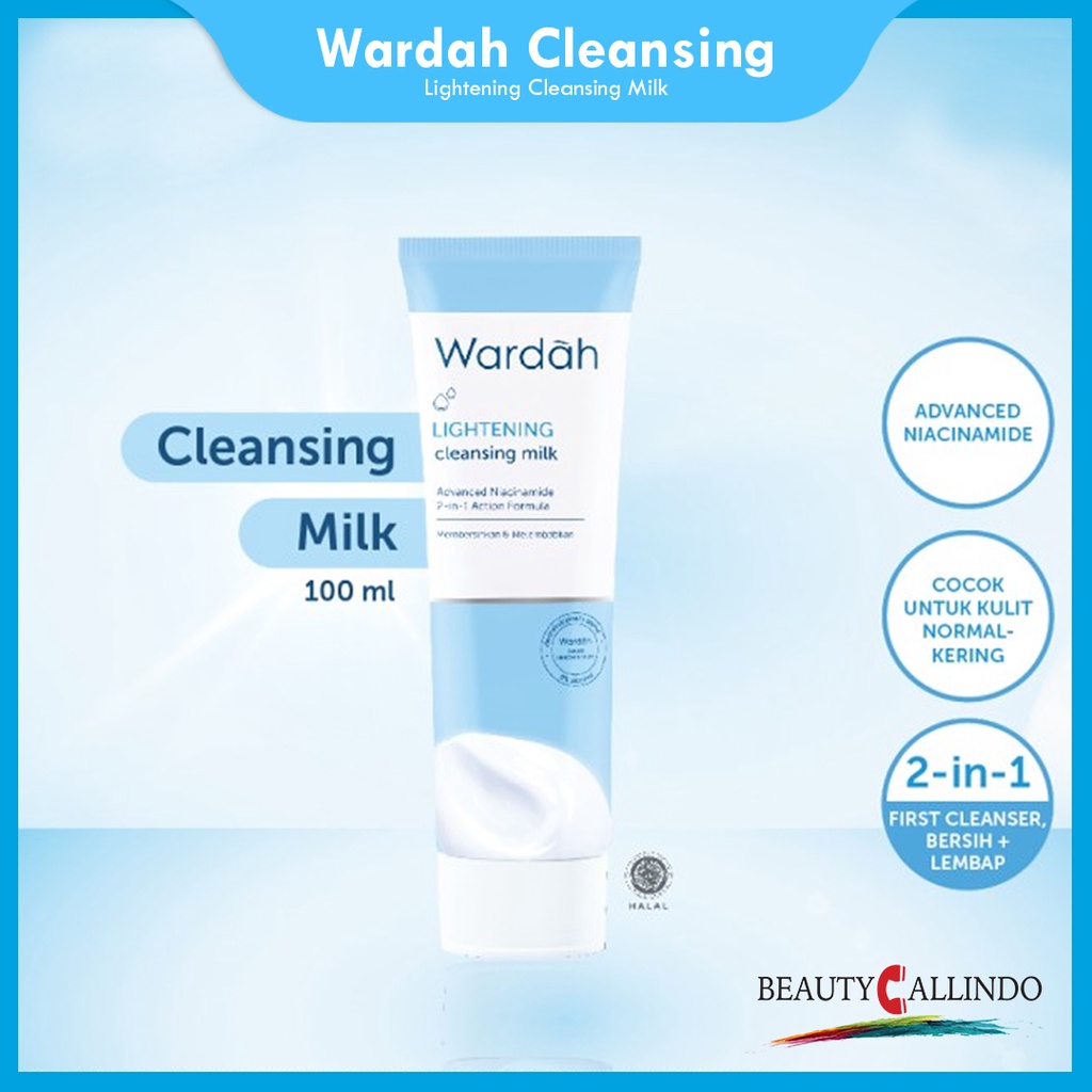 Wardah Lightening Cleansing Milk | Pembersih Wajah