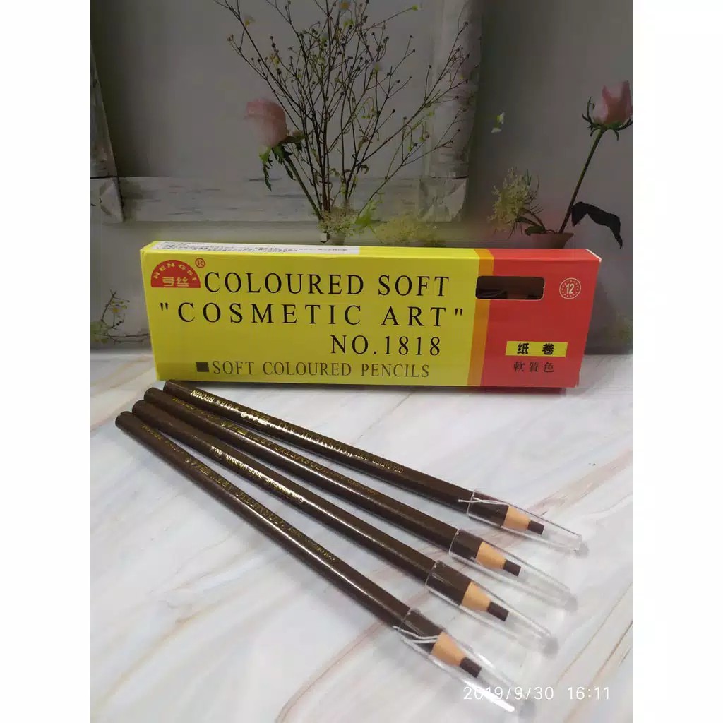 (CYBER) COD TERBARU PENCILS ALIS SOFT COLORED (HENGSI) COSMETIC ART NO.1818 (HARGA SATUAN)