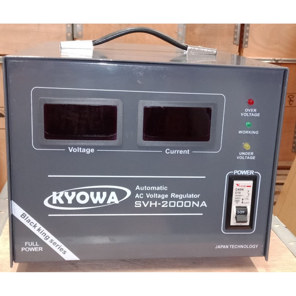 Stabilizer Kyowa 2000W SVH-2000NA 2000 watt 2KWH Digital Voltage Japan Technology