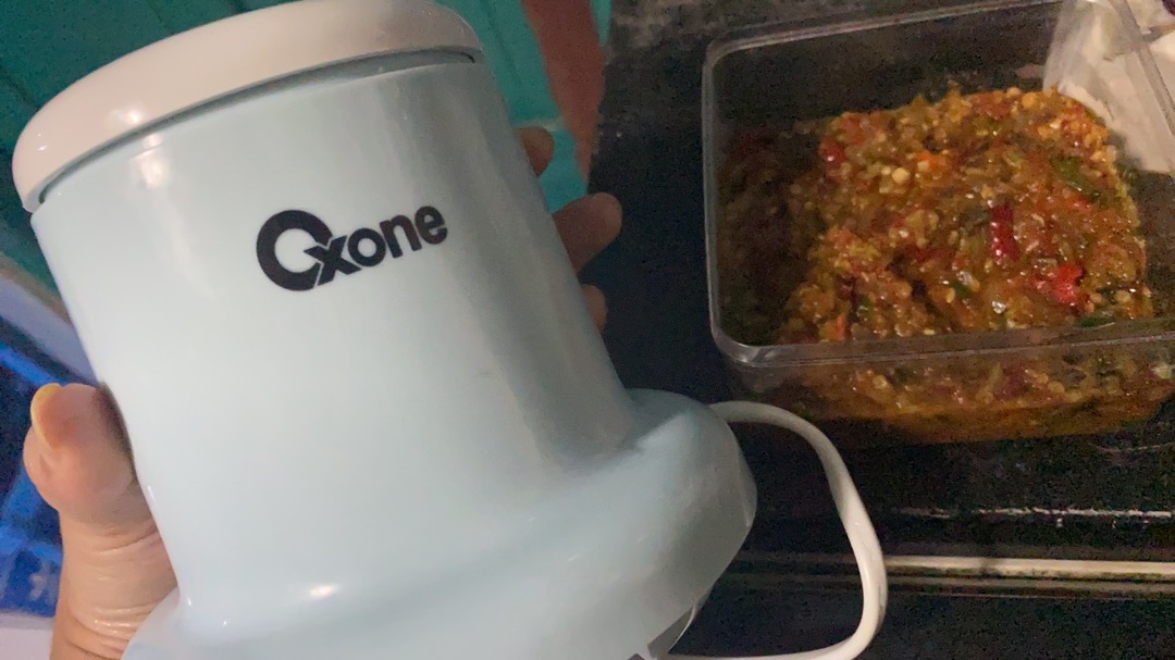 Cute Chopper Oxone Ox-201 / Penggiling Daging Bumbu Ox201 - Biru Muda
