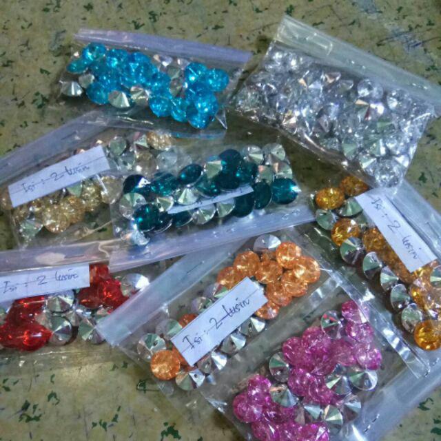 Kancing Hias Kristal