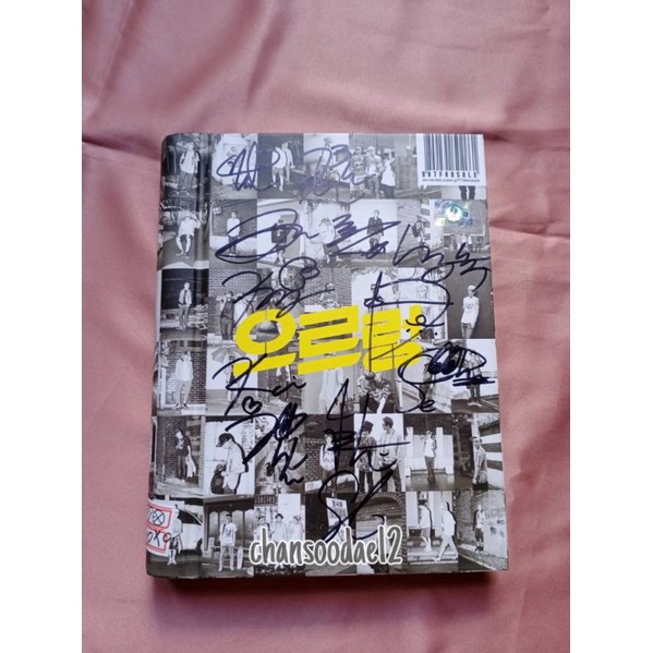 ALBUM SIGNED EXO GROWL