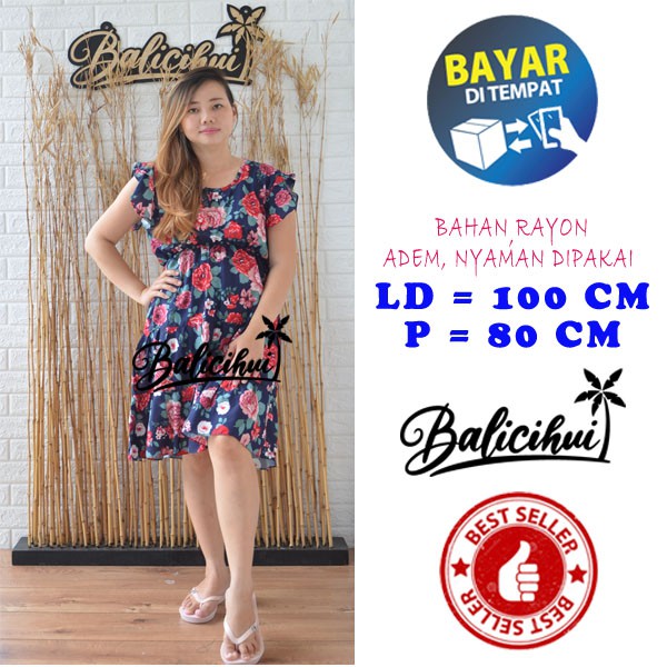 Balicihui Dress Canda Pendek Dress Wanita Dress Pendek Dress Bali Dress Pendek Wanita