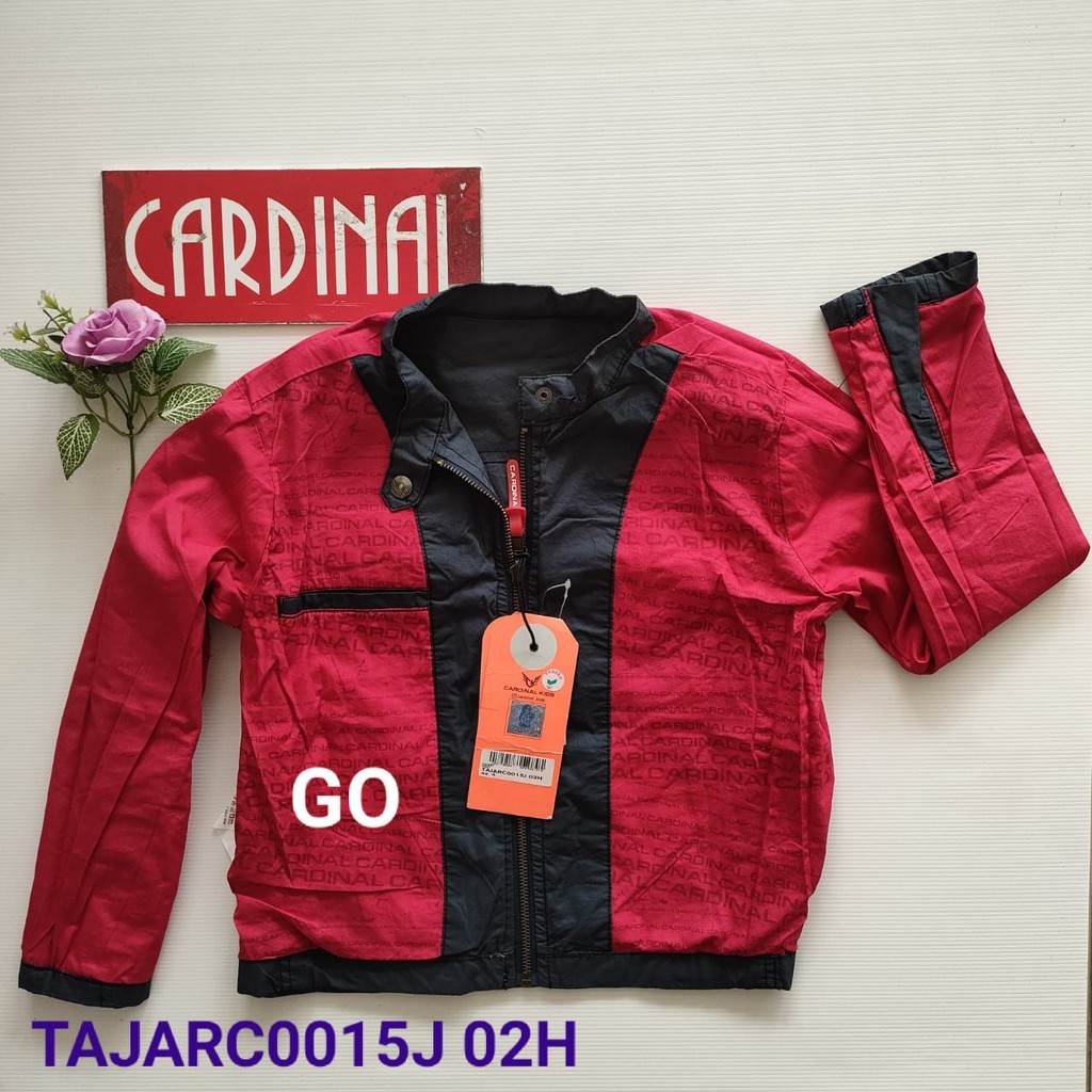 BB JPA CARDINAL KIDS JAKET PARASUT Cowok Jaket Anak Bolak Balik Jaket Casual Anak Laki Laki