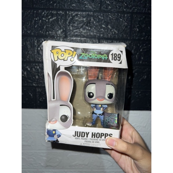 Funko Pop Zootopia Judy Hopps 189 Vinyl Figure Original Disney import Singapore mainan dan pajangan 