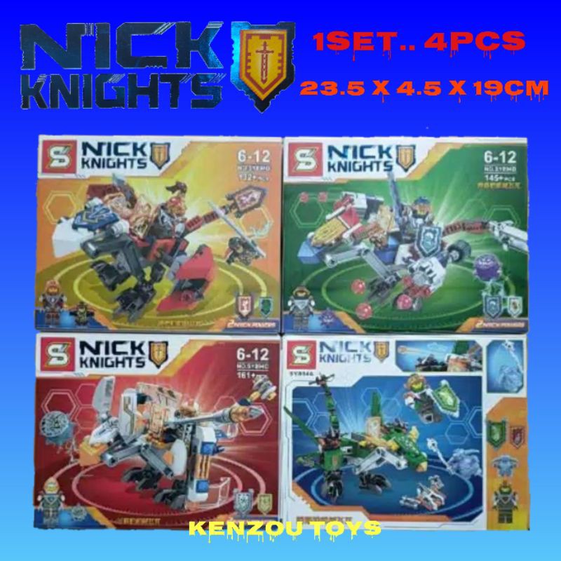 Lego nick knights 1set 4pcs