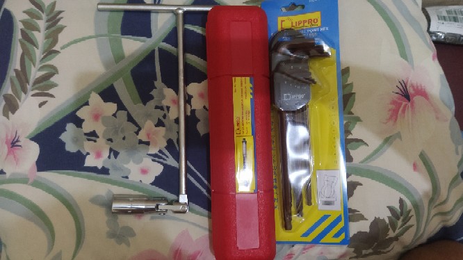 Lippro Kunci Momen 1-2 Inch Micrometer Adjustable Torque Wrench