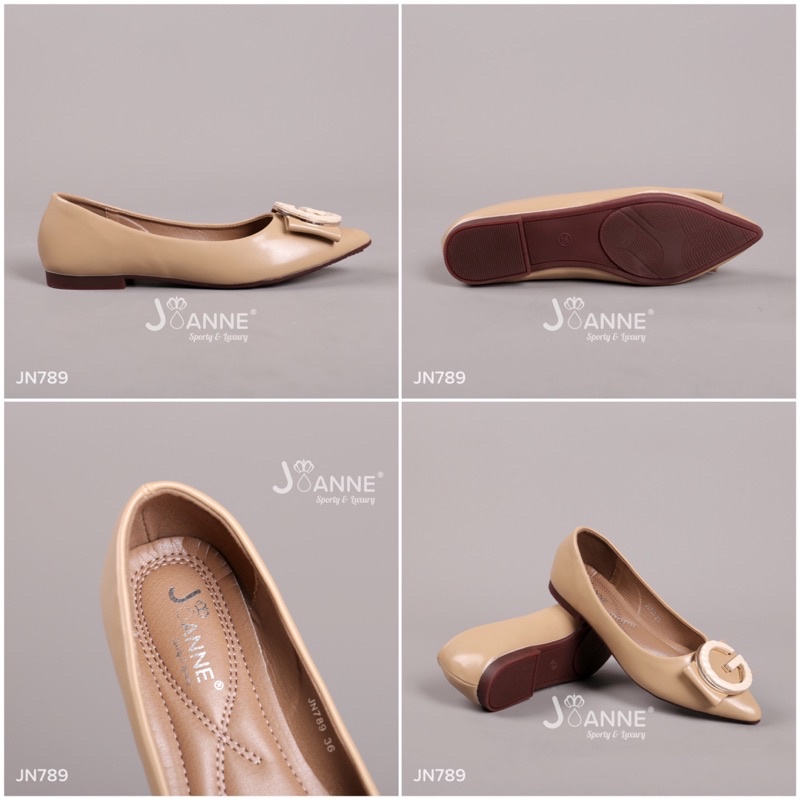 RESTOCK! [ORIGINAL] JOANNE Flat Shoes Sepatu Kerja Wanita #JN789