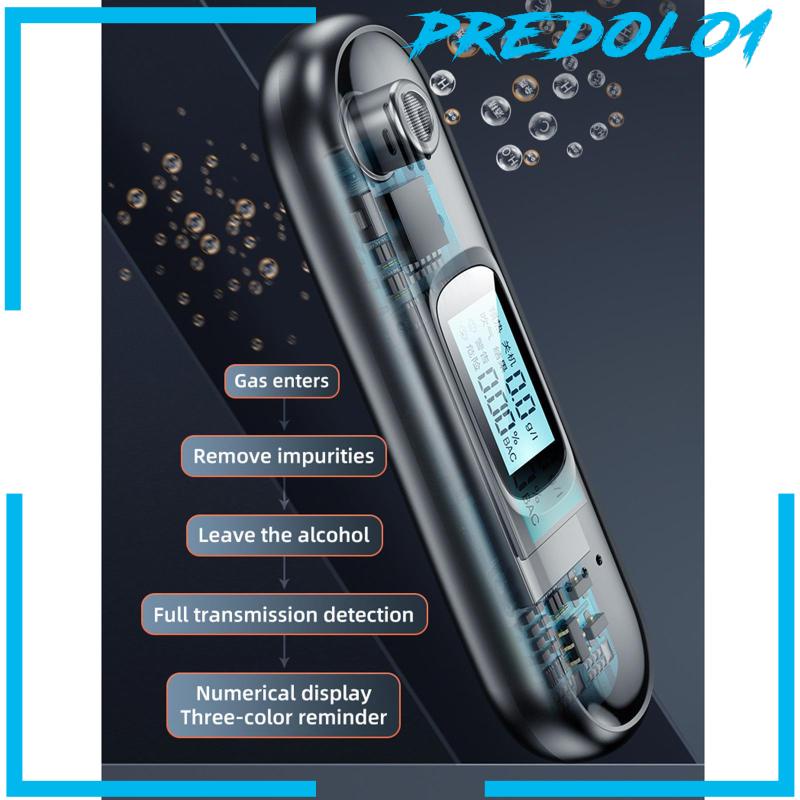 [PREDOLO1] Professional Digital Alcohol Breathalyser Breath-Alcohol Tester Rechargeable