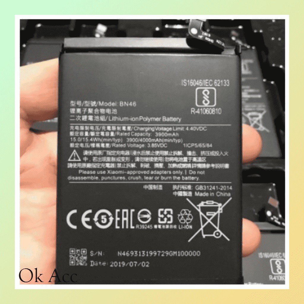 Battery Baterai Xiaomi Redmi 7 NOte 8 BN46 BN 46 BN-46