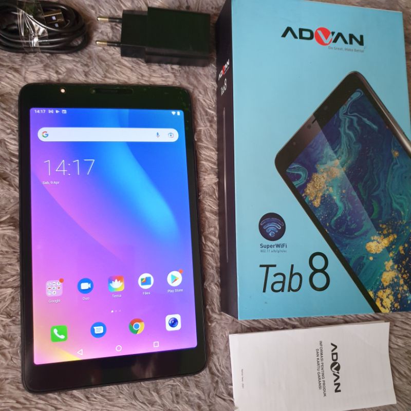 Tablet Advan Tab 8 8inch ram 3gb internal 16gb 3/16 second berkualitas