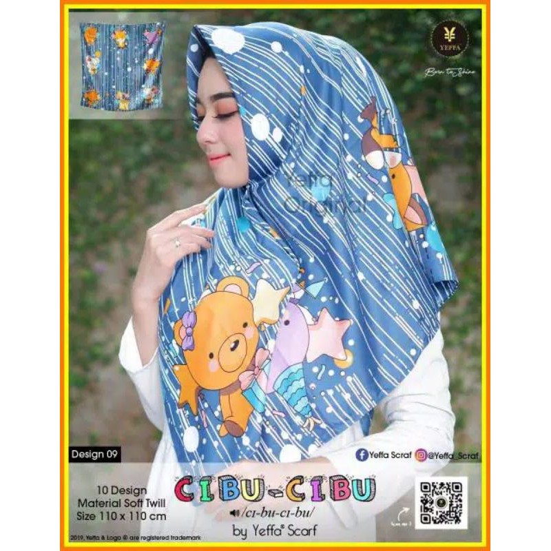 hijab cibu-cibu by yeffa/hijab karakter