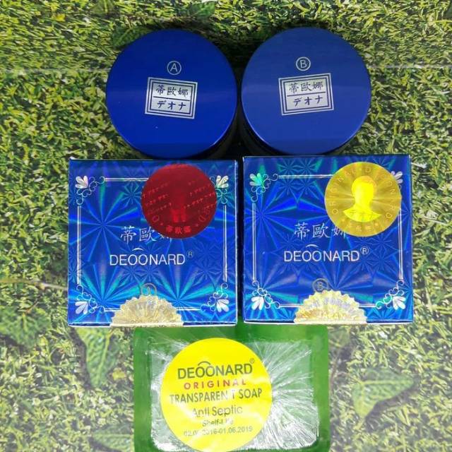 PAKET CREAM DEONARD BIRU+SABUN ANTI SEPTIC ORIGINAL