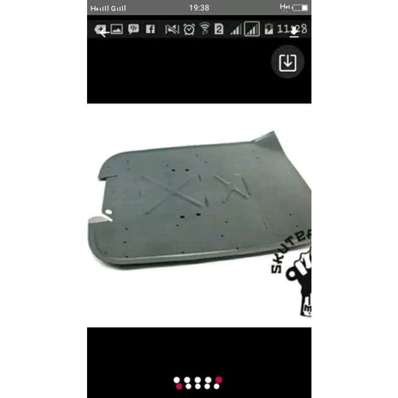 lantai dek vespa super sprint