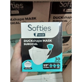 Masker Softies DuckShape 3 PLY Mask Surgical isi 30pcs