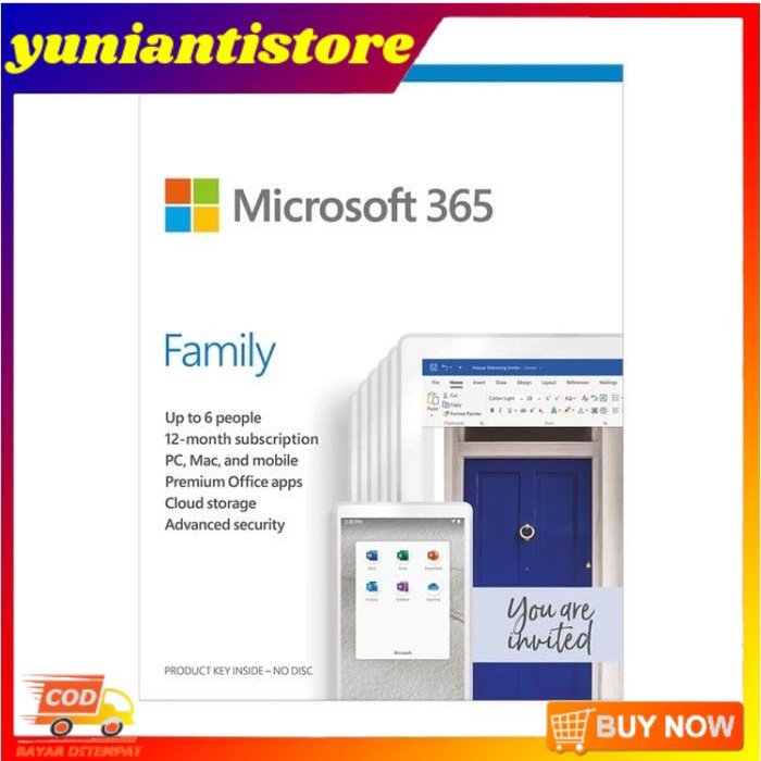 Jual Microsoft Office 365 Family [YS] | Shopee Indonesia