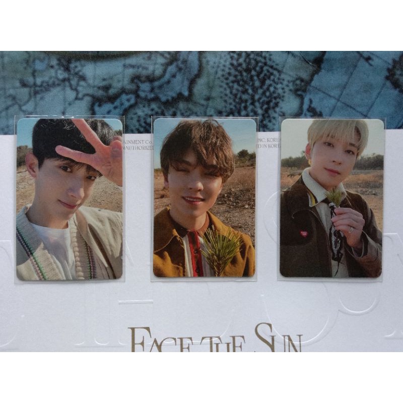 [PC] Photocard Wonwoo, Dk, Vernon face the sun path