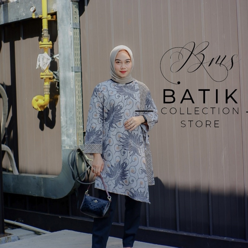 TUNIK BATIK WANITA / BATIK KERJA WANITA / TUNIK BATIK / BATIK WANITA