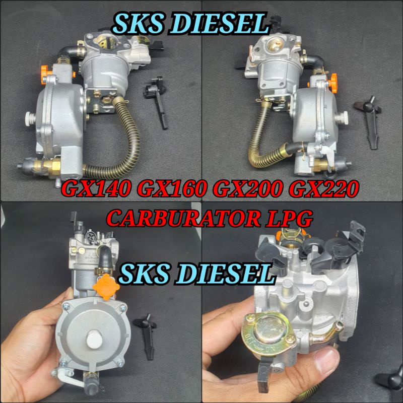 Carburator Karburator LPG Gas Gx140 Gx160 Gx200 Gx220 Engine Honda RRT