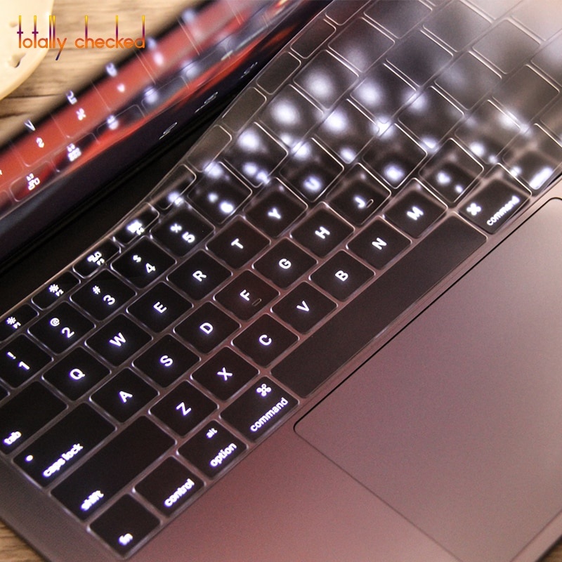 TPU Keyboard Cover for Macbook Air Pro Retina 13 15 17 - 4H8YF - Transparent