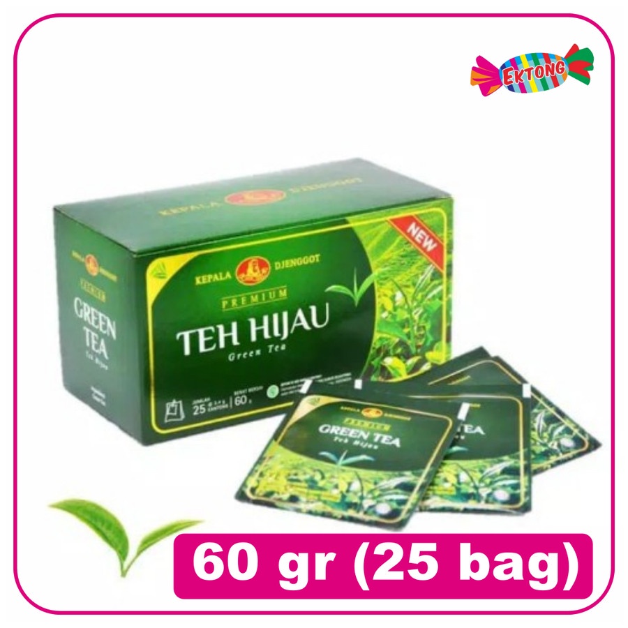 

KEPALA DJENGGOT PREMIUM GREEN TEA (Teh Hijau) 60gr