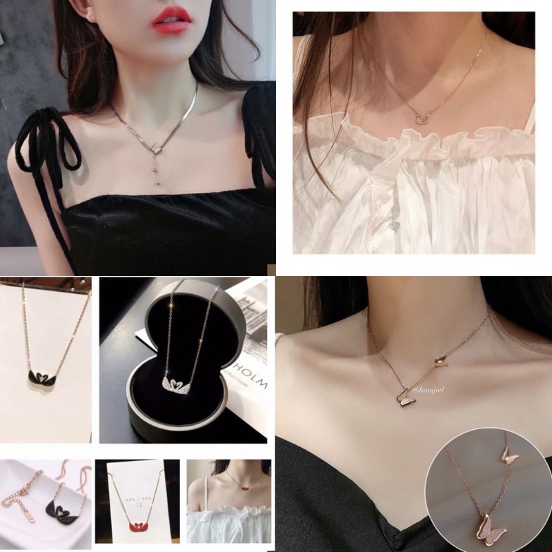 [PAKET RESELLER] Kalung Titanium Anti Karat Reseller isi 12pcs