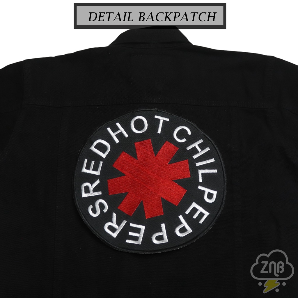 PATCH BORDIR RED HOT CHIL PEPPERS PATCH MUSIK PATCH BAND LAWAS PREMIUM BEST QUALITY