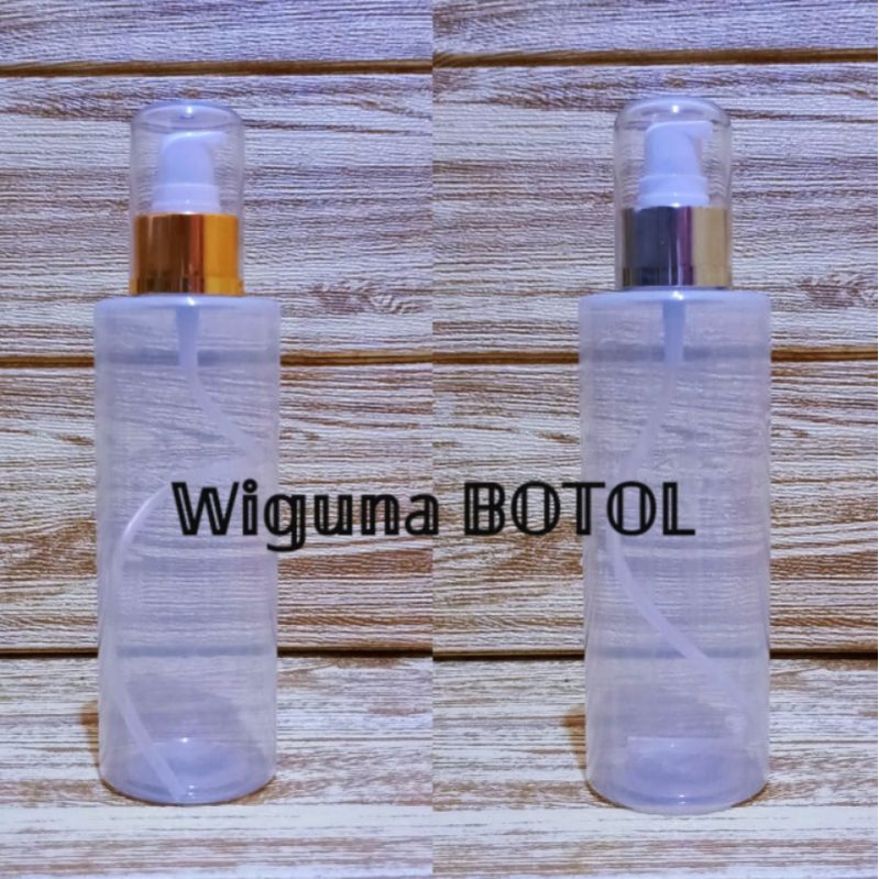 Botol Pump Treatment 250ml Putih Transparan / Botol Rf 250ml Tutup Pump Treatment Fullcap