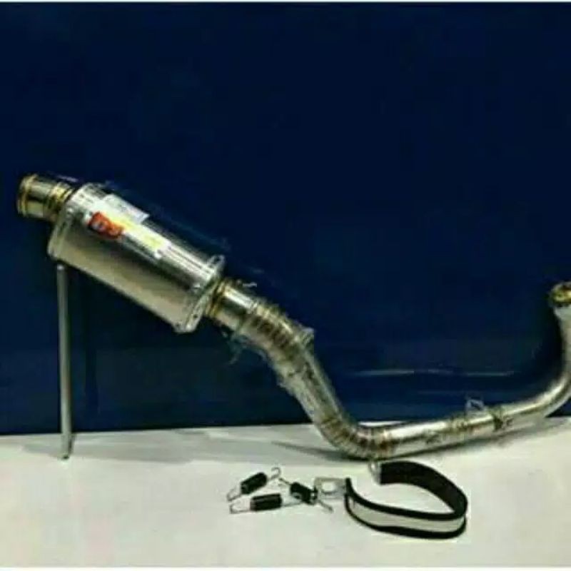 Knalpot resing CLD MONSTER inlet 38 TRIOVAL MIO BEAT VARIO X RIDE N MAX MIO J DLL