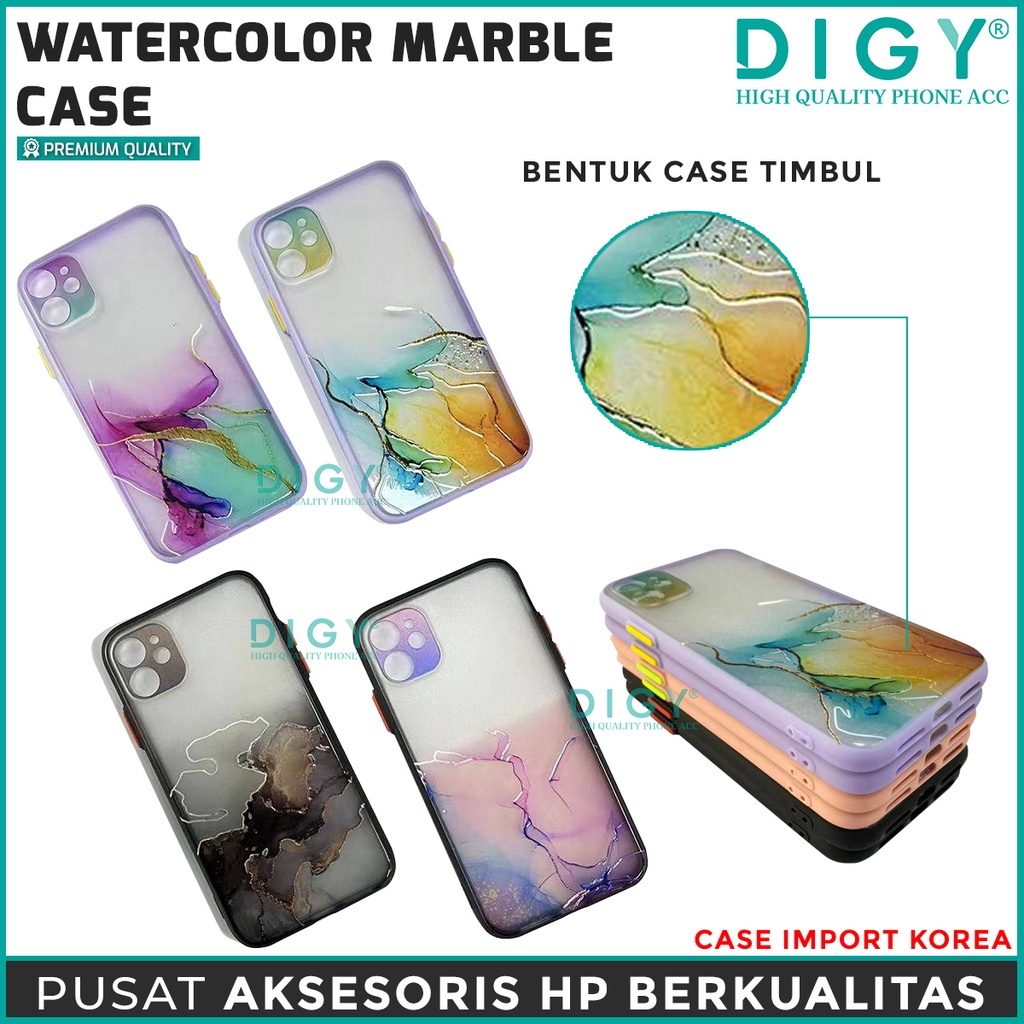 Premium Hard Case desain Marble Type OPPO A16  C21 C20 SAMSUNG A22 4G  A32 4G iPhone 12 6.1  12 pro max 6.7  7 8 plus  X XSPOCO M3 VIVO