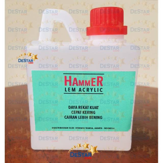 

LEM AKRILIK ACRYLIC GLUE HAMMER 500 ML [ HANYA UNTUK PULAU JAWA ]