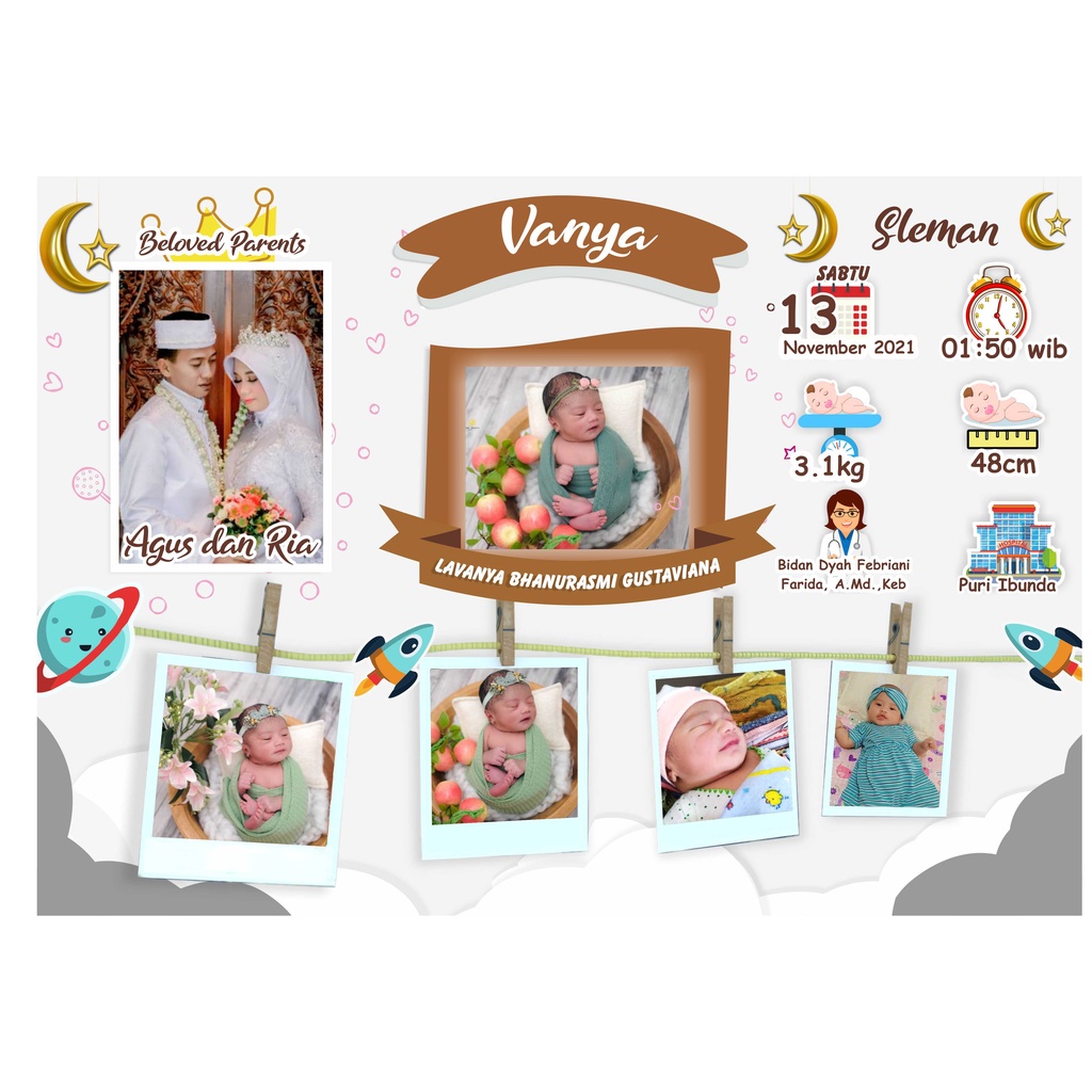 CETAK BIODATA BAYI UKURAN BESAR 17R/12Rs (48x32)cm-2