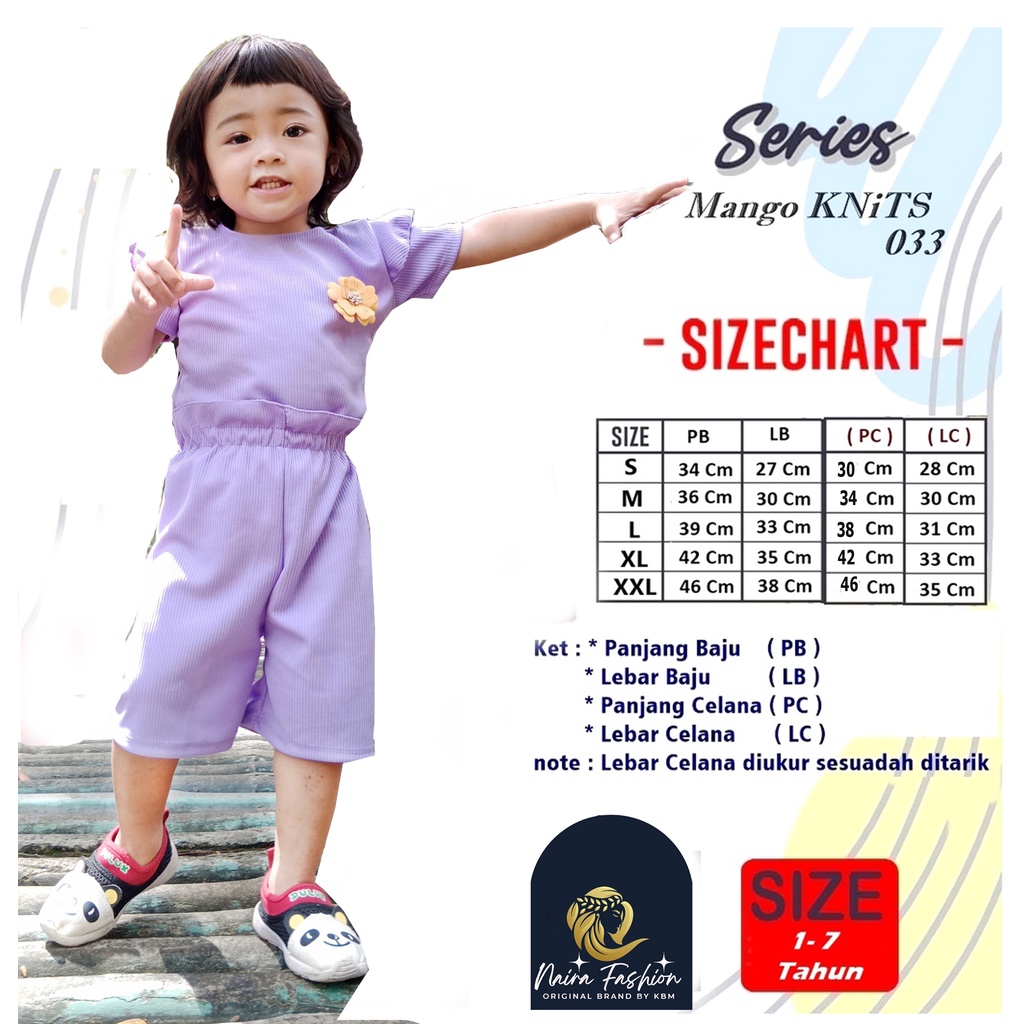 SETELAN ANAK PEREMPUAN CELANA PENDEK/ ONESET ANAK PEREMPUAN KNIT MANGO