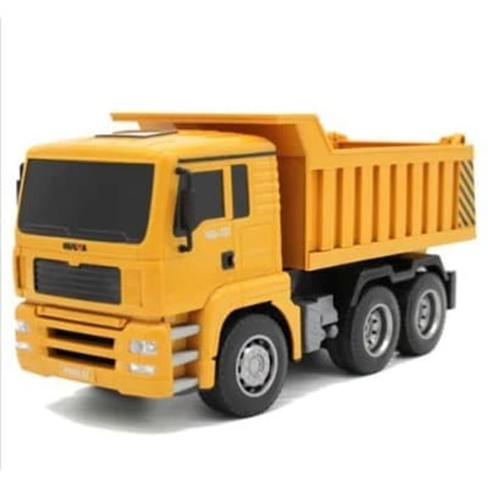 Huina 1332 RC Dump Truck 1/18 6CH Mainan Remote Alat Berat