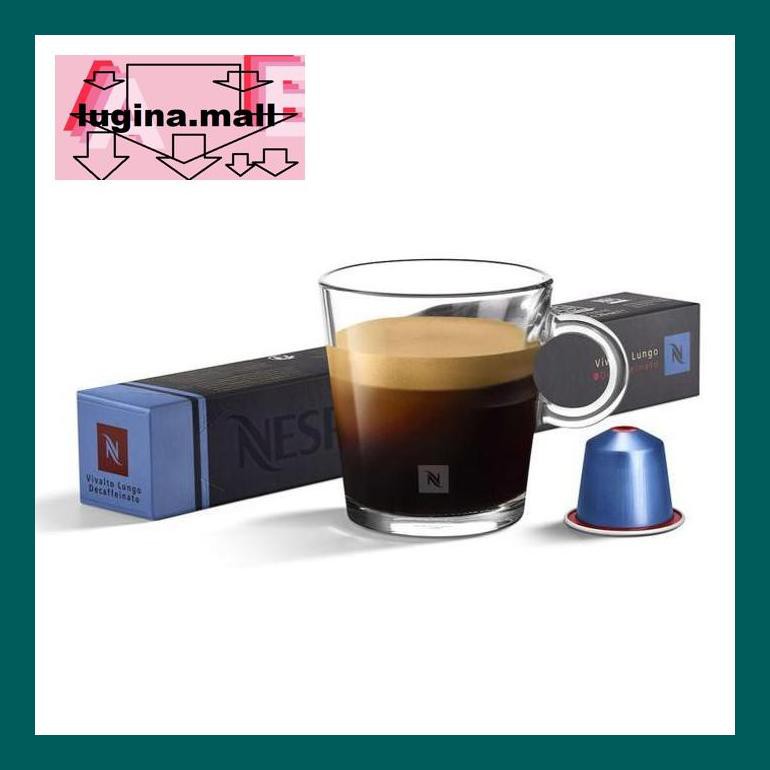 

Koptlu50G Nespresso Vivalto Lungo Decaffeinato Coffee Capsule / Kapsul Kopi - 10 Lud5Sc