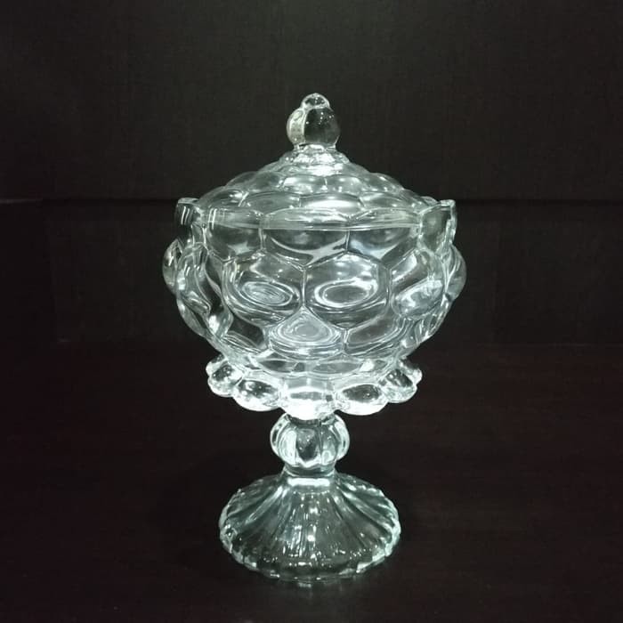Candy Pot / Toples Polos Kaca CAPODIMONTE (AB-5110-2F)