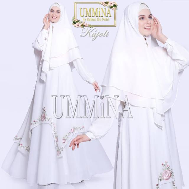Kajoli syari umroh bordir by Ummina