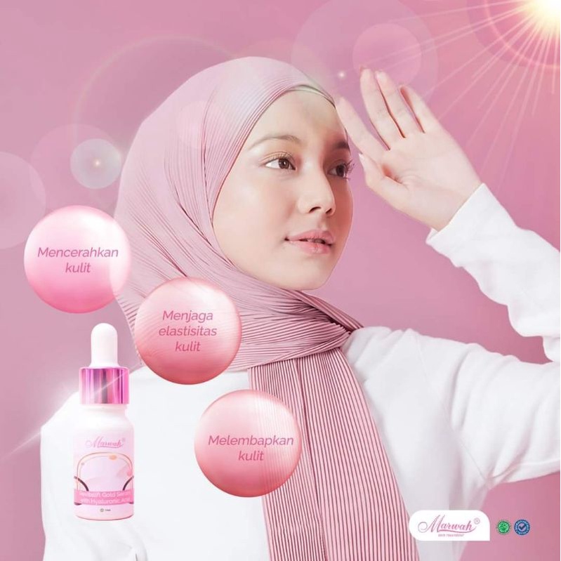 MARWAH SERUM GOLD / REVITALIFT GOLD SERUM WITH HYALURONIC ACID / PREMIUM CAVIAR GOLD SERUM FOR ACNE 