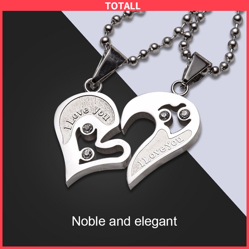 Love Magnet Kalung Couple Pelukan Choker Liontin Necklace Pasangan Cinta New