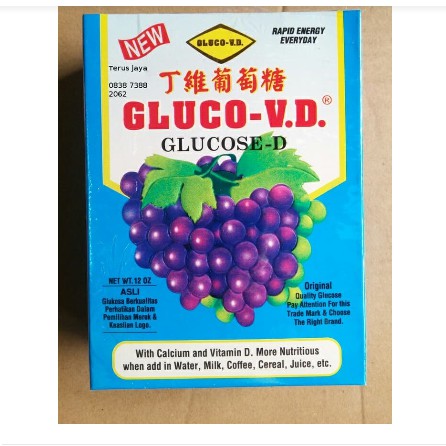 

Gluco-V.D. Gluco VD Glucose D pengganti Glucolin gula anggur utk bayi