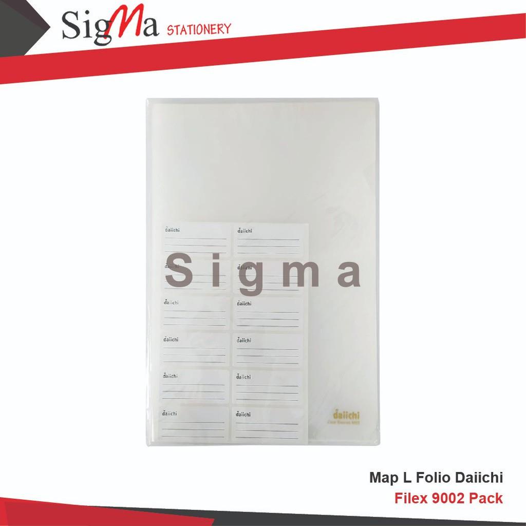 

Map Plastik Bening L F4 DAIICHI 9002 (Pack)
