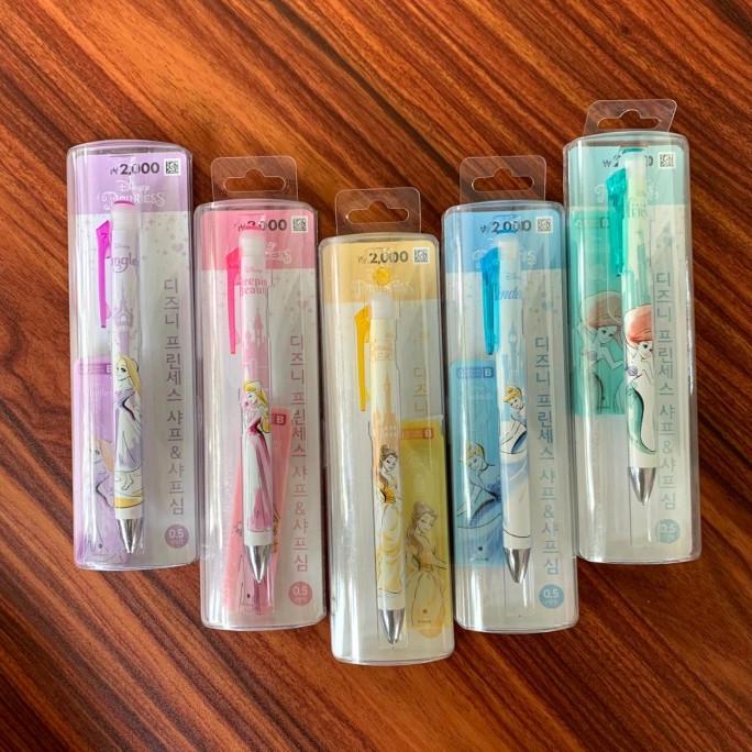 

Office & Stationery | Alat Tulis | Pensil Mekanik Mechanic Pencil Disney Princess Ariel Rapunzel Daiso Ko | Best Seller