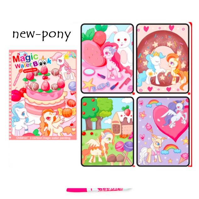 [ORGM] MOTIF BARU!!! Magic Water Book Buku Cerita Mewarnai