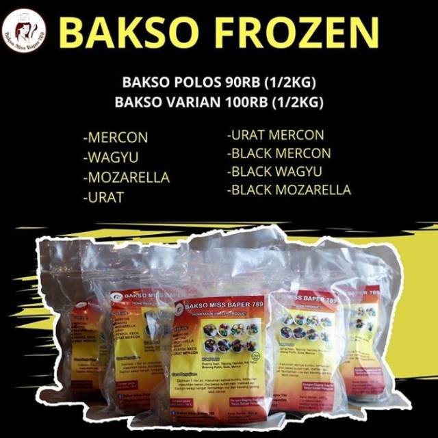 

Bakso miss Baper 789 Frozen