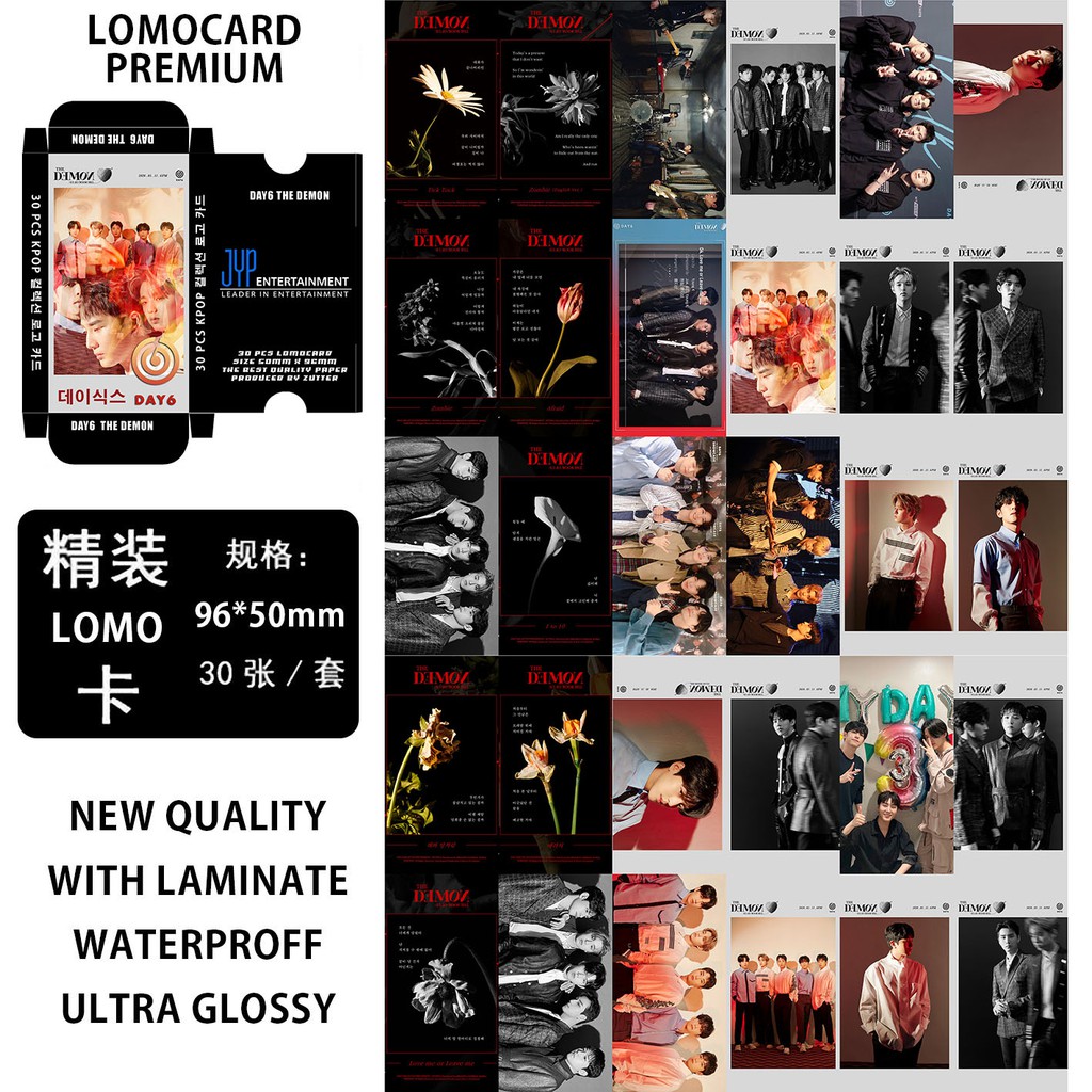 Lomocard day 6 the demons isi 30pcs